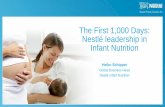 Heiko Schipper The first 1,000 days - Nestlé leadership in infant nutrition