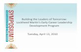 Building the Leaders of Tomorrow: Lockheed Martin's Early Career Leadership Development Program