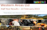 Western Areas Half Year Results Presentation Feb 2013