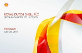 Analyst webcast presentation Royal Dutch Shell second quarter and half year results 2011