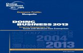 Economy Profile: Doing business 2013