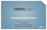 FiBAN - Pitching to business angels - By Bill Payne