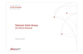 Telecom Italia 1H 2013 Results - Franco Bernabè