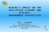 Leo Jasareno presentation at Conference on Mining's Impact on Philippine Economy and Ecology