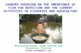Bangladesh: Country Overview on the Importance of Fish for Nutrition and the Current Activities in Fisheries and Aquaculture. By Mrityunjoy Kunda, Sarah Castine and Shakuntala Thilsted.