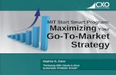 MIT Start Smart workshop - Maximizing Your Go-to-Market Strategy - 06252012