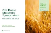 PotashCorp - Citi Basic Materials Symposium - November 28, 2012