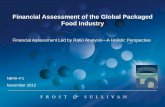 Financial Assessment of the Global Packaged Food Industry- Executive Summary
