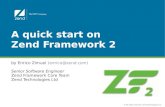 Quick start on Zend Framework 2