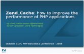 Zend_Cache: how to improve the performance of PHP applications