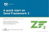 A quick start on Zend Framework 2