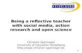 Being a reflective teacher with social media, action research, and open science