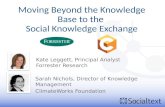 Moving Beyond the Knowledge Base to the Social Knowledge Exchange