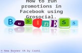 How to run promotion in facebook using gro social