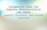 Litigation Tips for Complex Administrative Law Cases