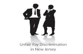 Unfair pay discrimination in new jersey