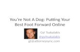 You’re Not A Dog: How Lawyers Can Put Their Best Foot Forward Online