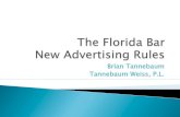 The New Florida Bar Lawyer Advertising Rules