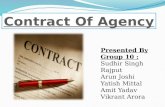 Contract of agency