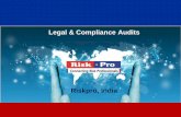 Riskpro legal and compliance audits 2013