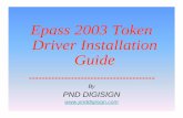 Epass 2003 token installation guide