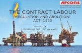 Contract labour act