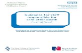 Guidance for staff responsible for care after death