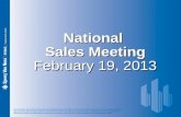 Sperry Van Ness #CRE National Sales Meeting 2-19-13