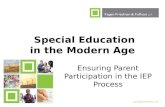Spring 2014  Special Education in the Modern Age: Parent Participation in the IEP
