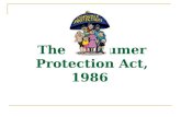 Consumer Protection Act-1986