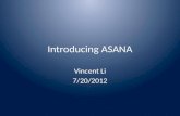 Introducing asana