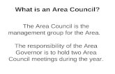 Area Council Meetings