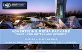 Package digital advertising Travel for Hotels & Resorts