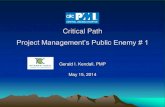 Critical path project managements public enemy no 1