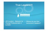 Myth about leadership - JCI London