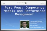 Competency models and performance management