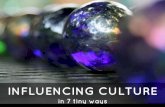 Influencing Culture