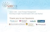 Lean Change Management at SDEC 13
