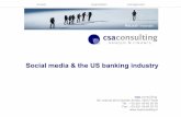 Social media & the us banking industry   upo