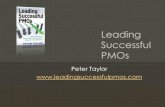 Leading successful PMOs - Peter Taylor