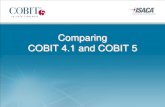 Comparación de CobiT 5 con  CobiT 4.1