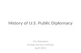 DRAFT - History of U.S. Public Diplomacy