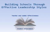 Building Effective Schools through Leadership