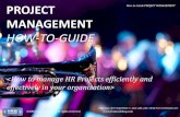 Project Management - How to manage HR Projects efficiently and effectively. A Manual for HR and non-HR Professionals