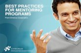 Mentoring Program Best Practices from Chronus