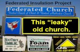 Saving Energy and Money with Insulation Project at Federated Church in Morris, MN