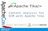 Content analysis for ECM with Apache Tika