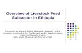Overview of livestock feed supply in ethiopia