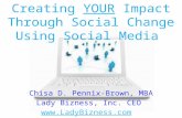Creating Your Impact Through Social Change