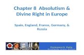 Chapter 8  Absolutism & Divine Right In Europe